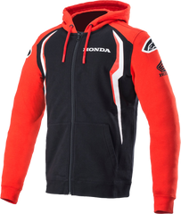 Alpinestars Honda Zip Hoodie Red/Black Small - Stylish and Comfortable