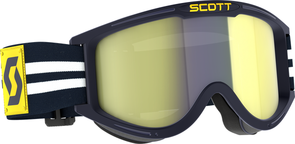 SCOTT 89x Era Goggle - Blue/White with Yellow Chrome Lens