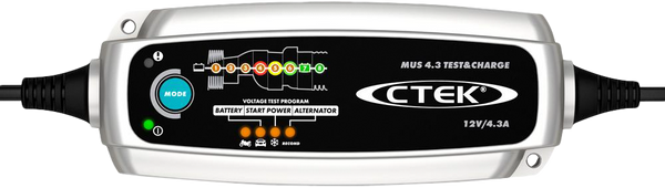 CTEK Mus 4.3 12V Battery Charger - Part Number 56-959