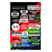 Decal Sheet Moto Talk 2 4 Mil