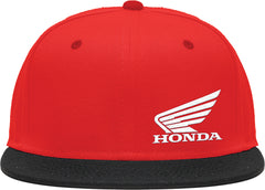 D-COR Honda Wing Snap Back Hat Red - Part Number 70-108-1