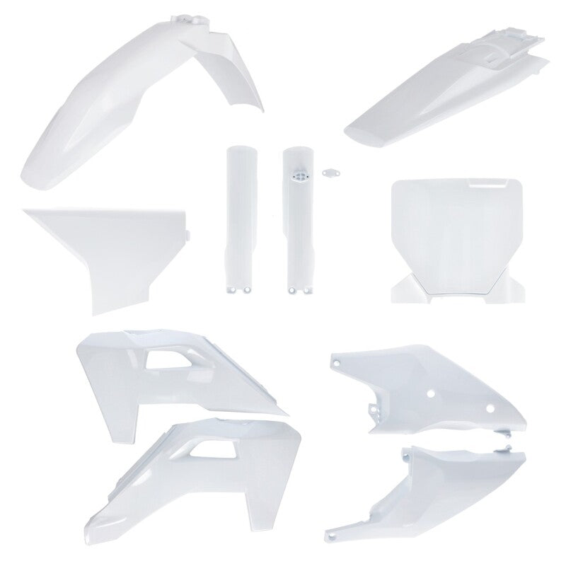 Acerbis 2025 Husqvarna 250-450 FC/ FX/TC/ TX Full Plastic Kit - 20 White