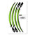 D-COR Rim Decals Green 4 Pc Set - Part Number 40-80-217