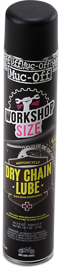 MUC-OFF USA Dry PTFE Chain Lube - 750ml Aerosol 604US