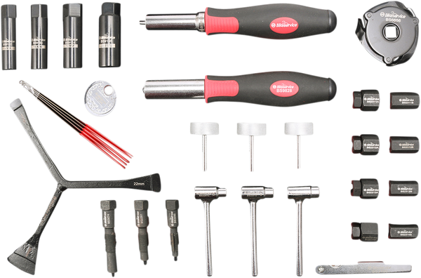 BIKESERVICE Engine Caliber Maintenance Tool BS30017 - Comprehensive Engine Care Kit