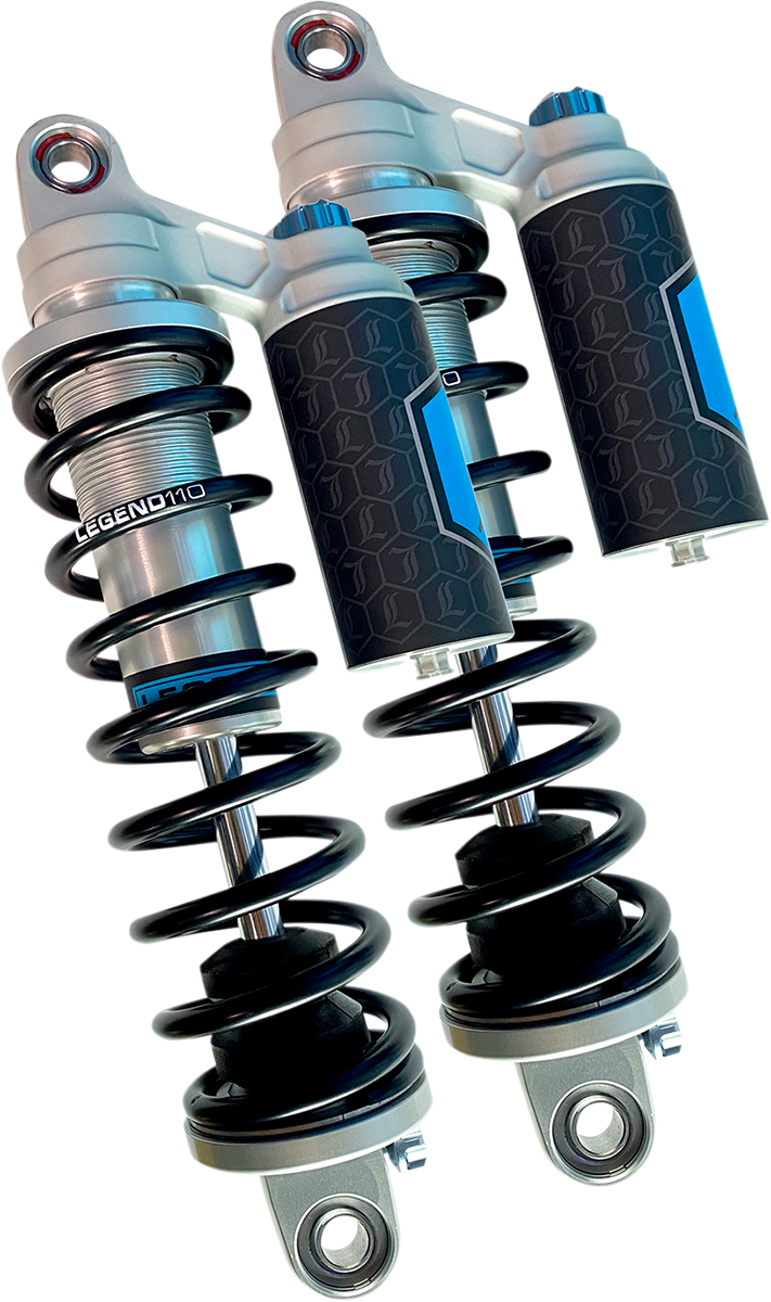 Legend Suspension Revo ARC Piggyback Shocks for FXR 1984-2000, 13-Inch, Gold Finish