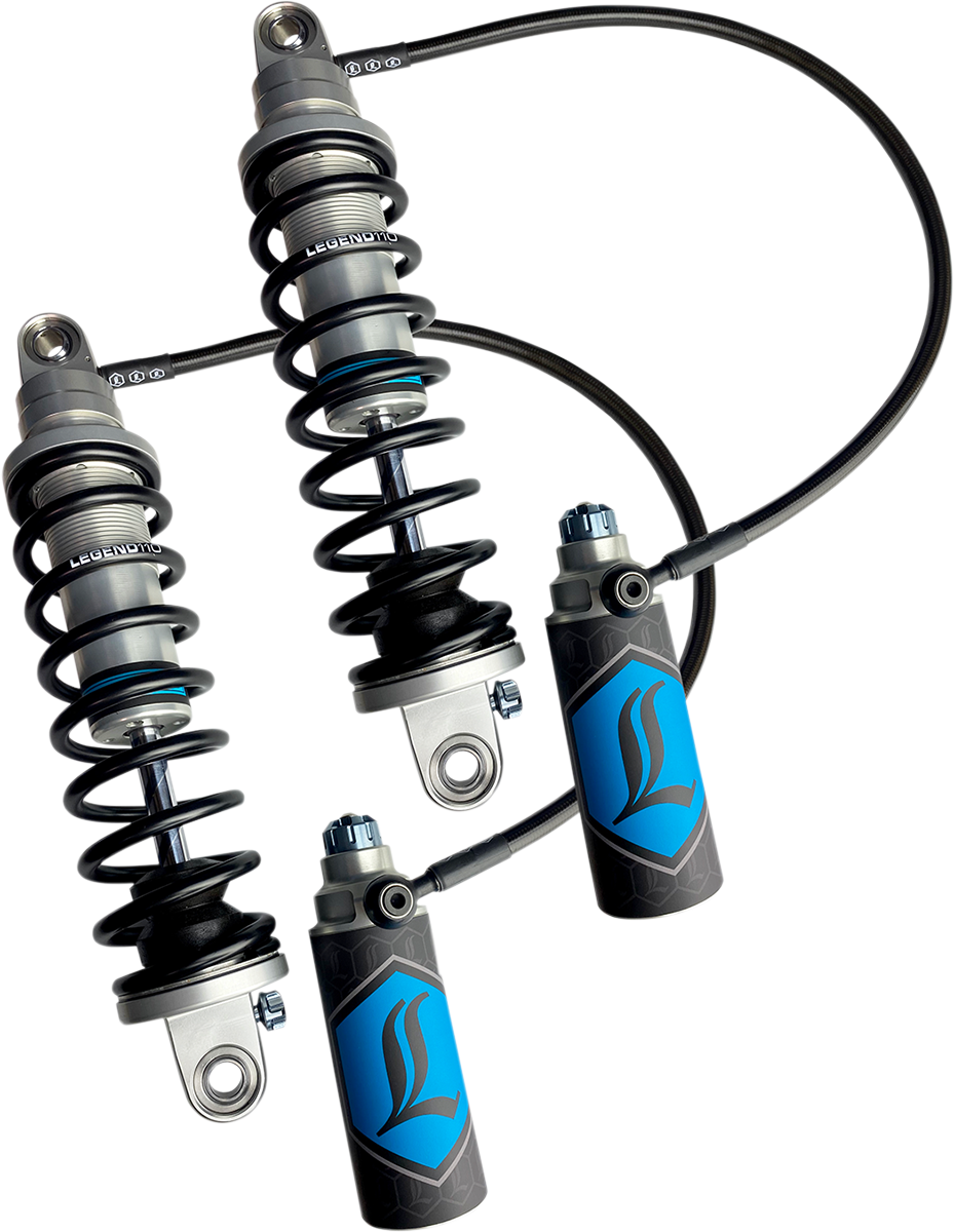 Legend Suspension Revo ARC Remote Reservoir Shocks * 13-inch Heavy Duty, Clear Finish by Legend Suspension Part 1310-1935