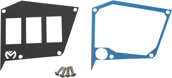 MOOSE UTILITY Dash Plate - Blue 100-5067-PU for RZR Accessories