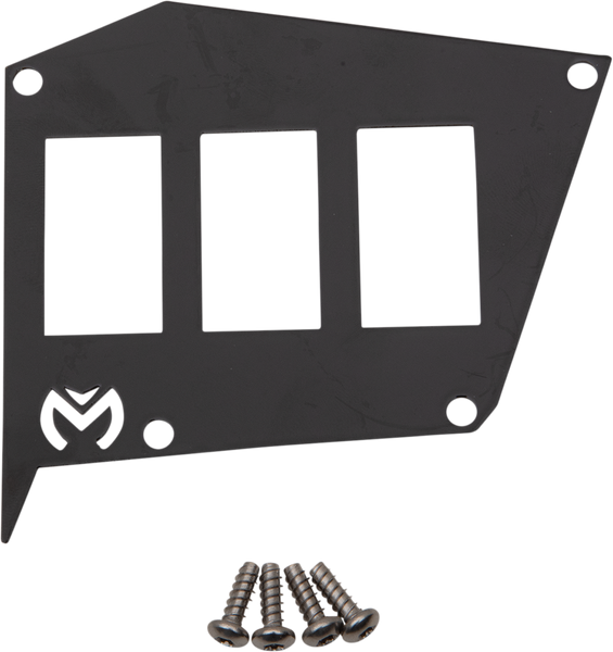 MOOSE UTILITY Dash Plate - Black 100-5065-PU for RZR Accessories