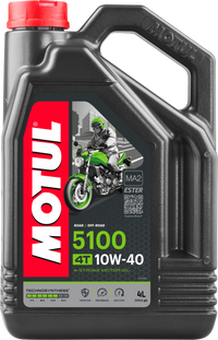 MOTUL 5100 Ester/Synthetic Engine Oil 10W40 4 Liters - Part Number 104068