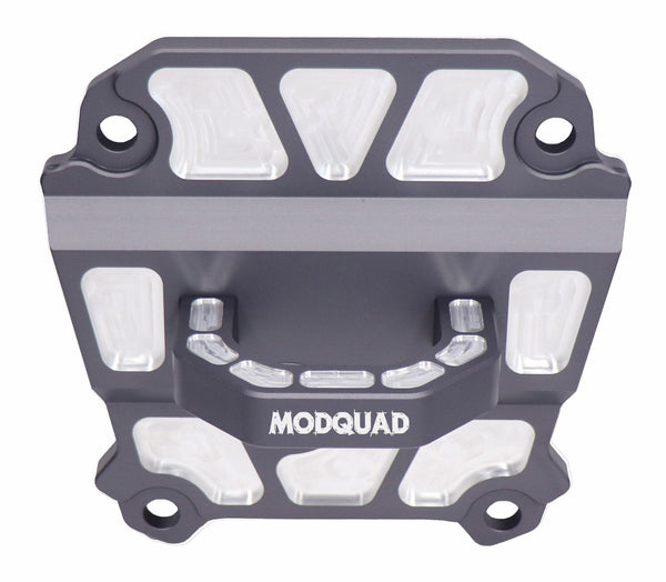 MODQUAD RZR-RDH-1K-G Rear Differential Plate with Hook - Grey Polished