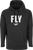 FLY RACING Weekender Pullover Hoodie Black/White - Part Number 354-0010S