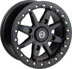 MOOSE UTILITY 544X Beadlock Wheel - Front/Rear - Black - 14x7 - 4/136 - 5+2