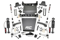 Rough Country | 7 Inch Stamped Steel LCA Lift Kit | Forged UCA | Bracket | Vertex/V2 Shks | Chevy/GMC 1500 (16-18) | 11657