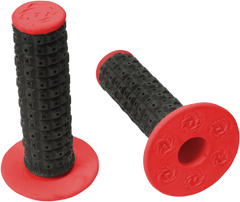 TORC1 Enduro Dual Grips - MX - Black/Red - Part Number 2000-0204