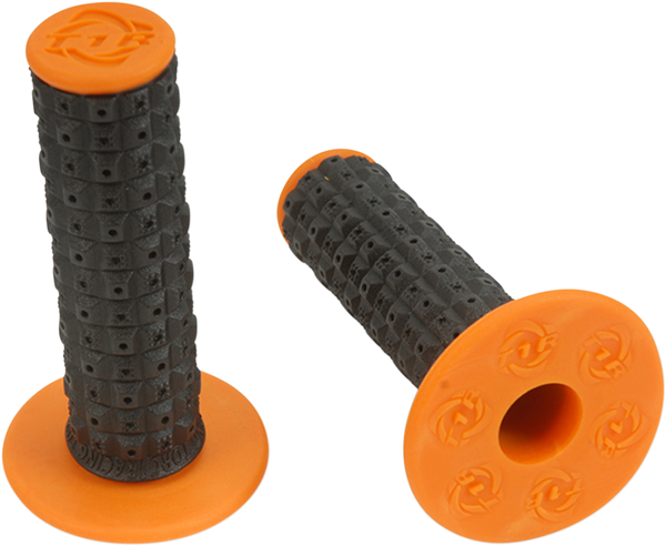 TORC1 Enduro Dual MX Grips - Black/Orange - Part Number 2000-0205