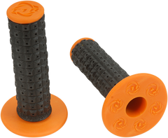 TORC1 Enduro Dual MX Grips - Black/Orange - Part Number 2000-0205