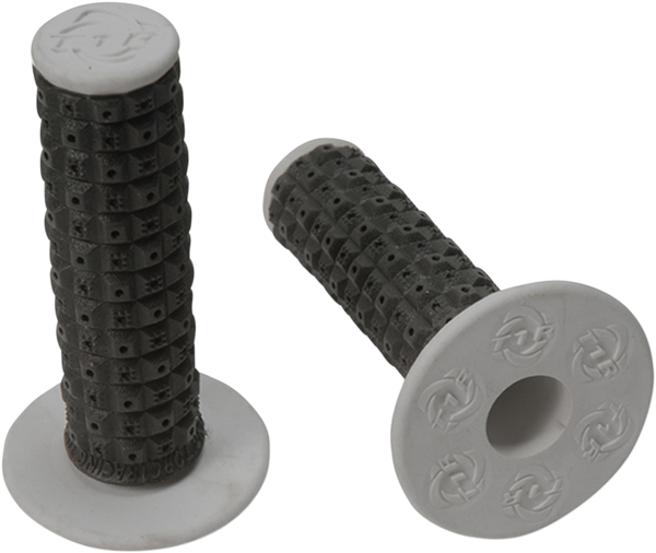 TORC1 Enduro Dual MX Grips - Black/Gray - Part Number 2000-0207