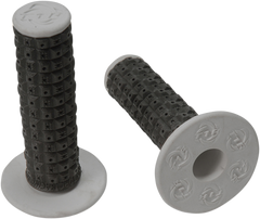 TORC1 Enduro Dual MX Grips - Black/Gray - Part Number 2000-0207