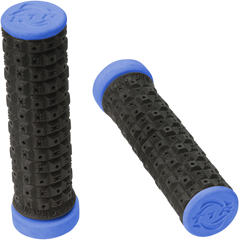 TORC1 Enduro Dual Grips for ATV - Black/Blue - Part Number 2500-0203