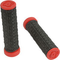 TORC1 Enduro Dual ATV Grips - Black/Red - Part Number 2500-0204