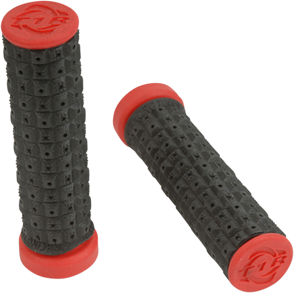 TORC1 Enduro Dual ATV Grips - Black/Red - Part Number 2500-0204