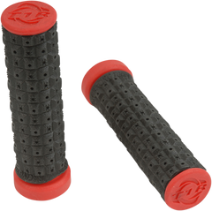 TORC1 Enduro Dual ATV Grips - Black/Red - Part Number 2500-0204