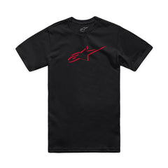 ALPINESTARS Ageless Shadow CSF Tee in Black/Red - Part Number 1214-73104-1030-XXL