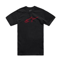 ALPINESTARS Ageless Shadow CSF Tee Black/Red Large - Stylish Comfort