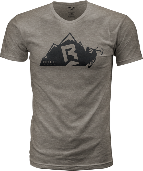 RALE INDUSTRIES Rocky Mountain Tee in Grey - Part Number 95101L, Large