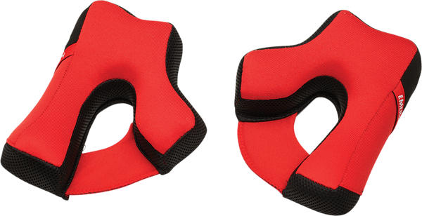 THOR Reflex Cheek Pads - Red - Small - Part 0134-2835