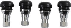 MOOSE UTILITY TR412C-B4 Chrome/Black Push-In Valve Stem