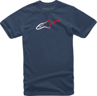 ALPINESTARS Ageless Fade Tee in Navy - Part Number 1232-72202-70-S