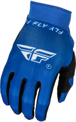 FLY RACING Pro Lite Gloves Blue/White Large - Lightweight Race Gloves