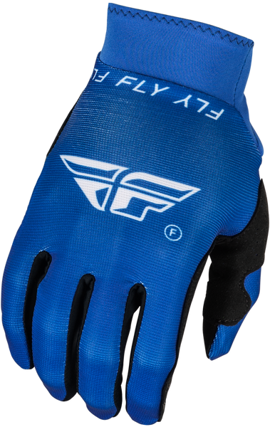 FLY RACING Pro Lite Gloves Blue/White 2x - Lightweight Race Gloves