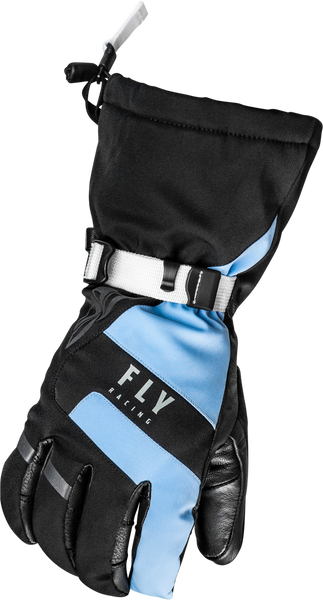 FLY RACING Highland Gloves Black/Blue MD - Waterproof and Insulated