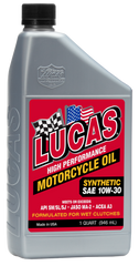 LUCAS Synthetic High Performance Oil 10W-30 1 Quart - Part Number 10708