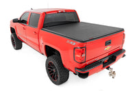 Rough Country | Soft Tri-Fold Bed Cover | 5'9" Bed | Chevy/GMC 1500 (14-18 & Classic) | 41214550A