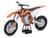 NEW-RAY 57943 1:10 Scale KTM 450SX F Replica Race Bike - Orange