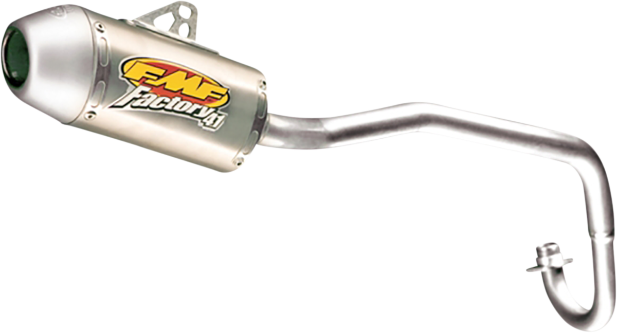 FMF Factory 4.1 Exhaust - Anodized Titanium/Stainless Steel 042381