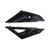 ACERBIS Side Panels Upper and Lower CRF Black - Part Number 2986030001