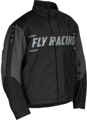 FLY RACING Outpost Jacket Black/Grey Lg - Weatherproof Performance