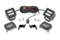 Rough Country | LED Light Kit | Ditch Mount | 2" Black Pair | Flood | Ford F-150 (15-26)/F-150 Lightning (22-26) | 71029