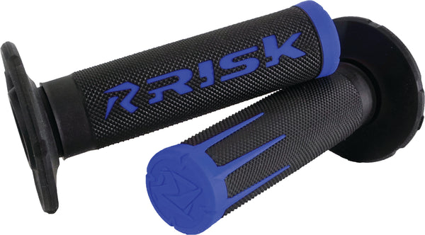 Fusion 2.0 Motorcycle Grips Blue