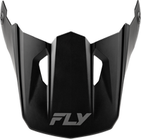 Youth Kinetic Solid Helmet Visor Matte Black Ys Yl