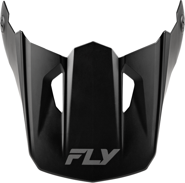 Youth Kinetic Solid Helmet Visor Matte Black Ys Yl