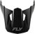 Youth Kinetic Solid Helmet Visor Matte Black Ys Yl