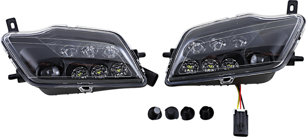 MOOSE UTILITY LED Headlight - Pioneer - Clear 400-1207-PU