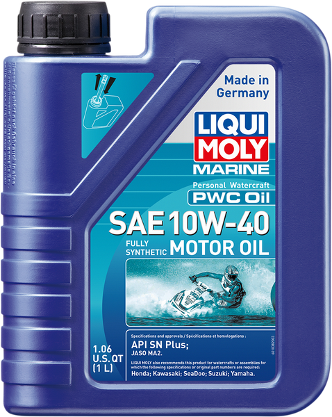 LIQUI MOLY Marine 4T Engine Oil - 10W40 - 1L (Part Number: 20528)