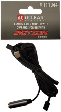 UCLEAR 3.5mm Speaker Adapter with Dual Mics for Motion Series - Part 111044